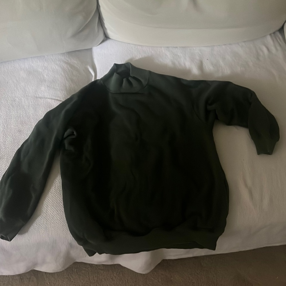 Aerie Green mock neck Pullover